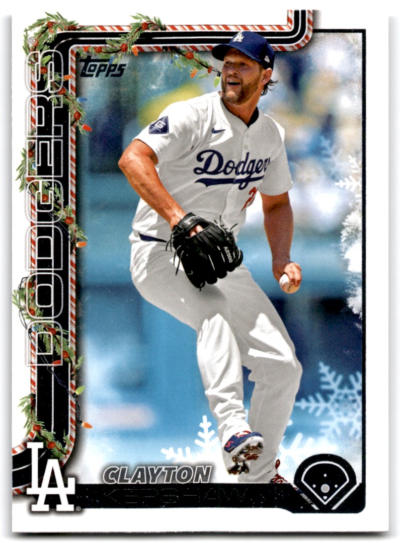 2025 Topps Holiday Clayton Kershaw Los Angeles Dodgers #H126 | eBay