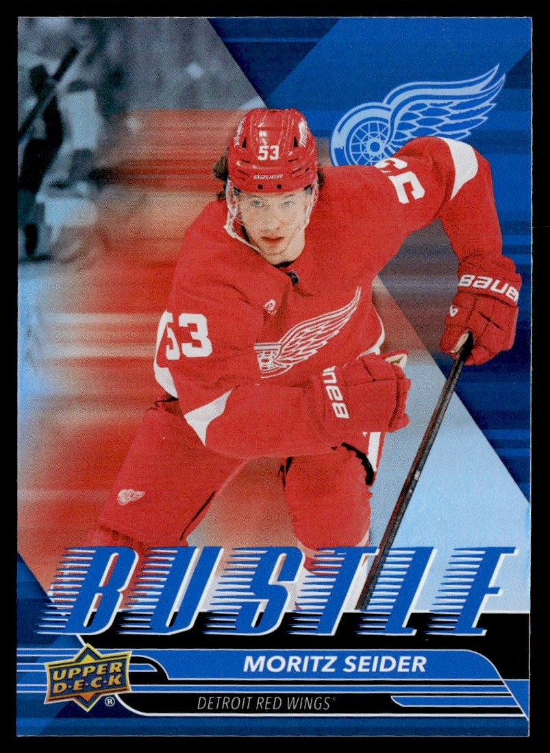 2025-26 Upper Deck Bustle Moritz Seider Detroit Red Wings #B-18 | eBay