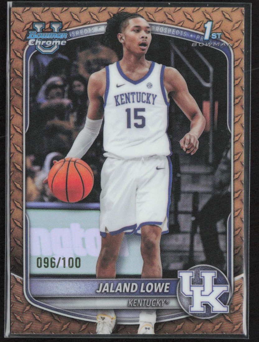 2025-26 Bowman U Chrome Steel Metal Jaland Lowe Kentucky #BCP-23
