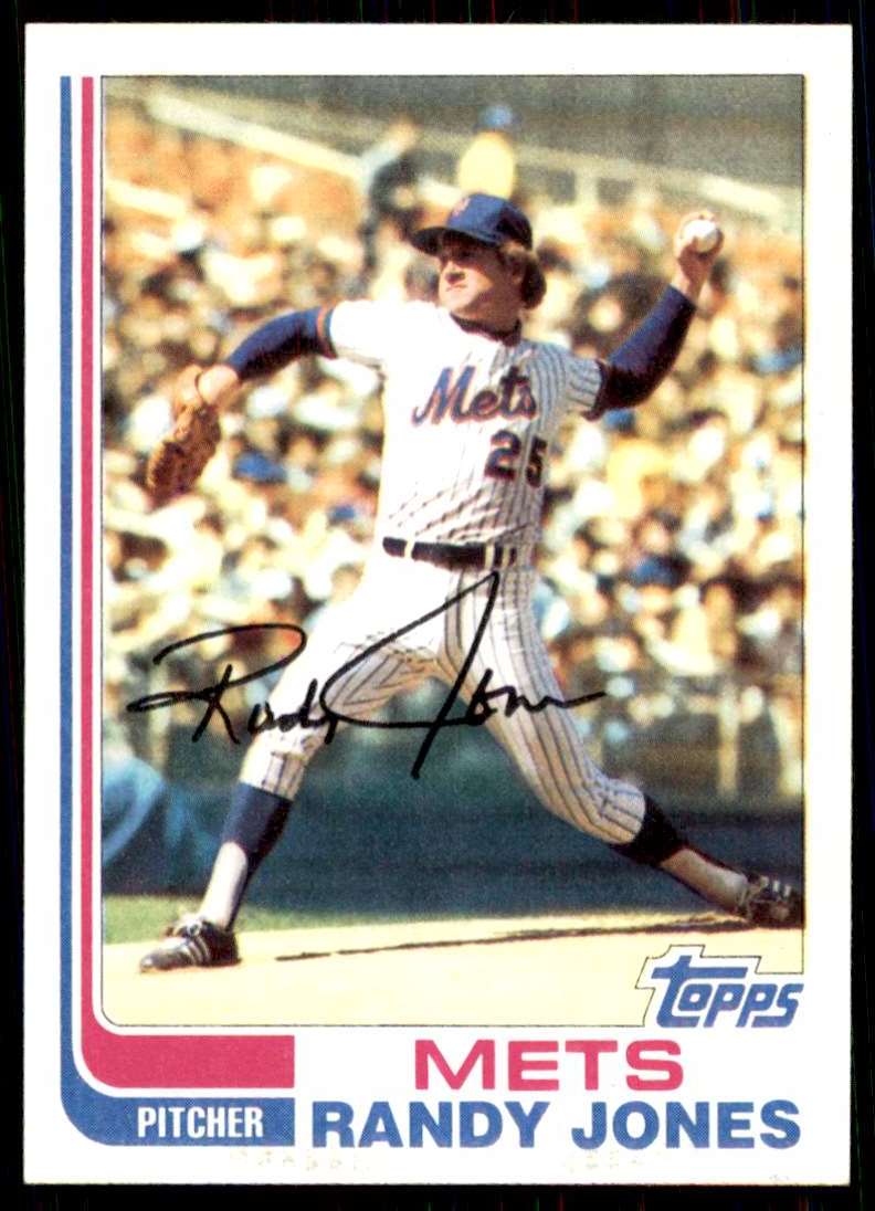 1982 Topps Baseball Card Randy Jones New York Mets #626 | eBay