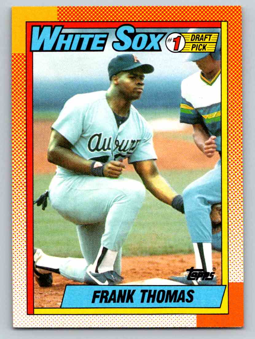 1990 Topps Frank Thomas 414 RC Auburn Tigers eBay