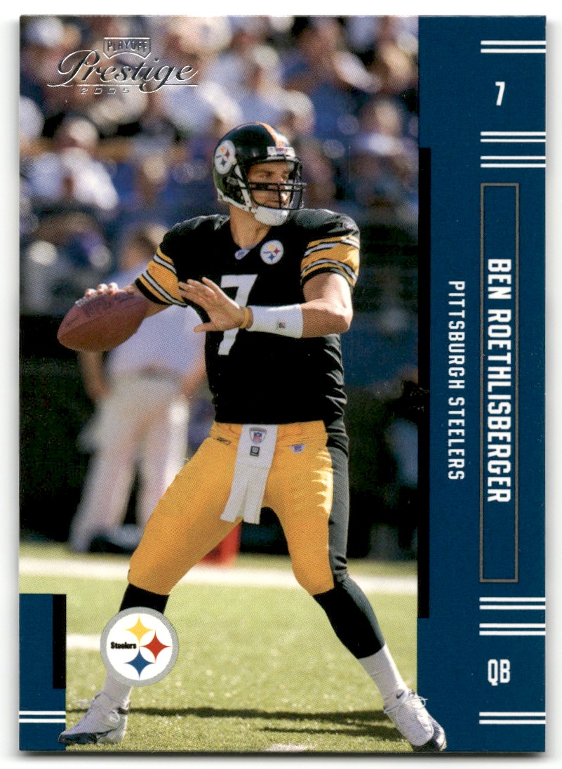 2005 Playoff Prestige Ben Roethlisberger #112 Pittsburgh Steelers