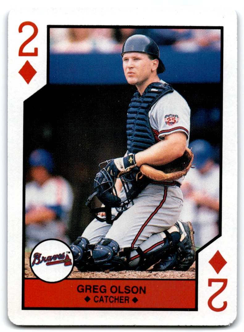 1990 U.S. Playing Card Co. Greg Olson 2♦ on Kronozio