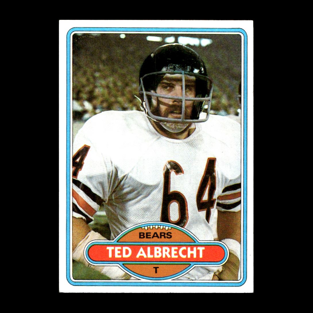 Ted Albrecht 1980 Topps Chicago Bears #519 Vintage Football!