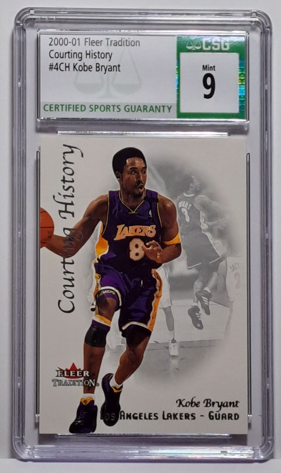 2000-01 Fleer Tradition Kobe Bryant #CH4 card front image