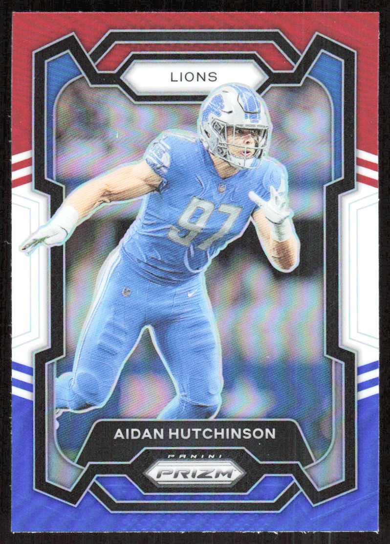 2023 5495C Panini Prizm RED WHITE BLUE PRIZM Aidan Hutchinson
