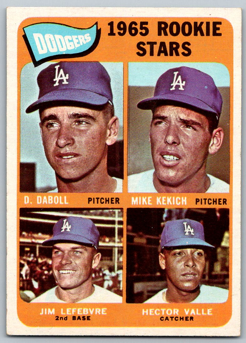 1965 Topps Dennis Daboll/Mike Kekich/Jim Lefebvre/Hector Valle #561 card front image