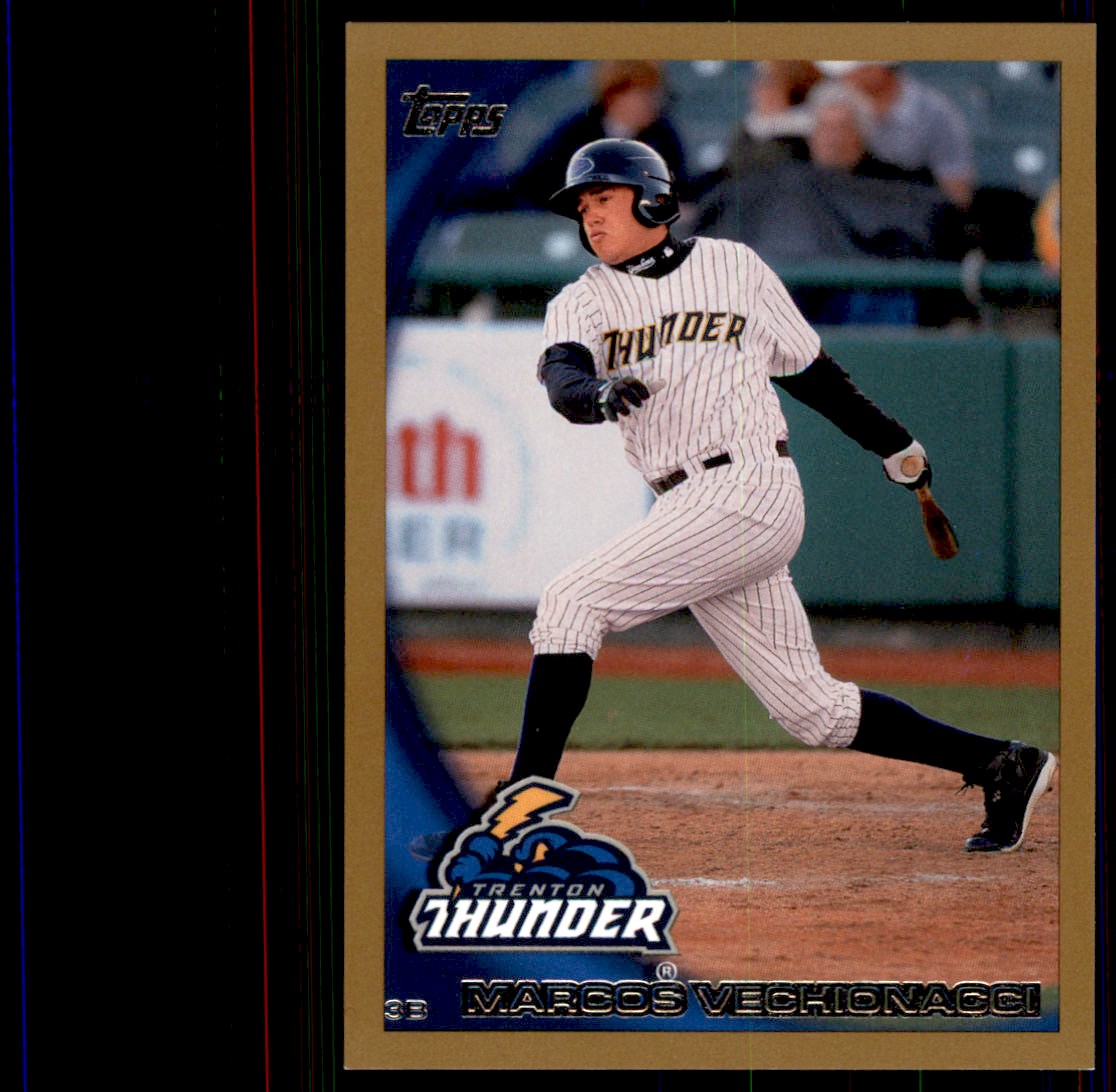 2010 Topps Pro Debut Gold Marcos Vechionacci 07/50 Trenton