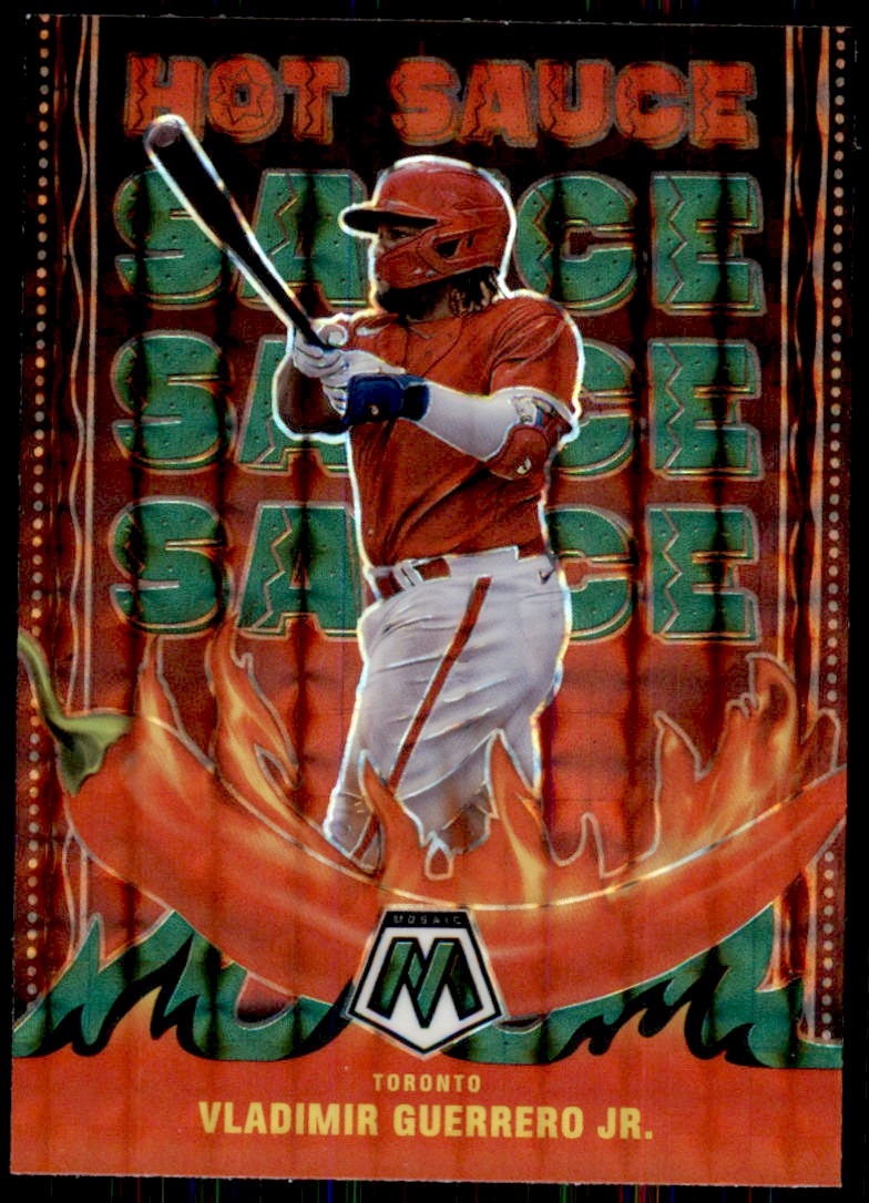 2022 Panini Mosaic Hot Sauce Green Prizm Vladimir Guerrero Jr