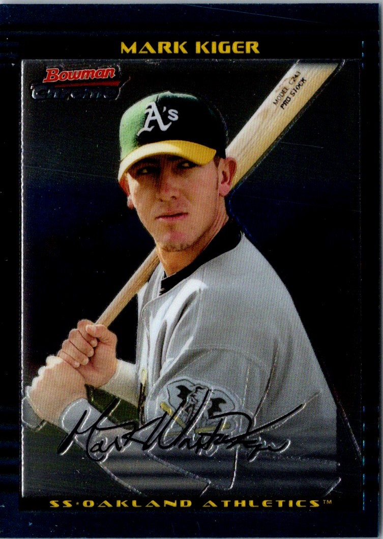 2002 Bowman Draft Picks & Prospects Mark Kiger #BDP27