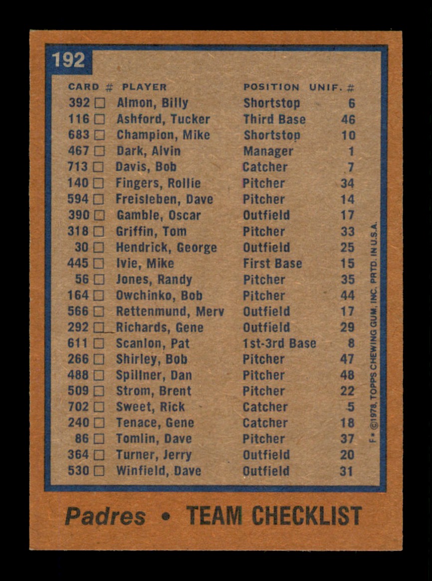 Topps Baseball #1-250 1978 - TÚ ELIGES - Completa tu conjunto - Imagen 383 de 499