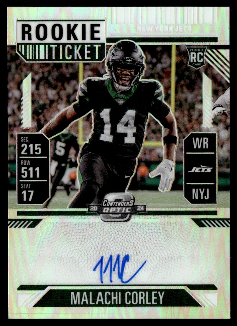 2024 Panini Contenders Rookie Ticket Silver Auto Malachi Corley