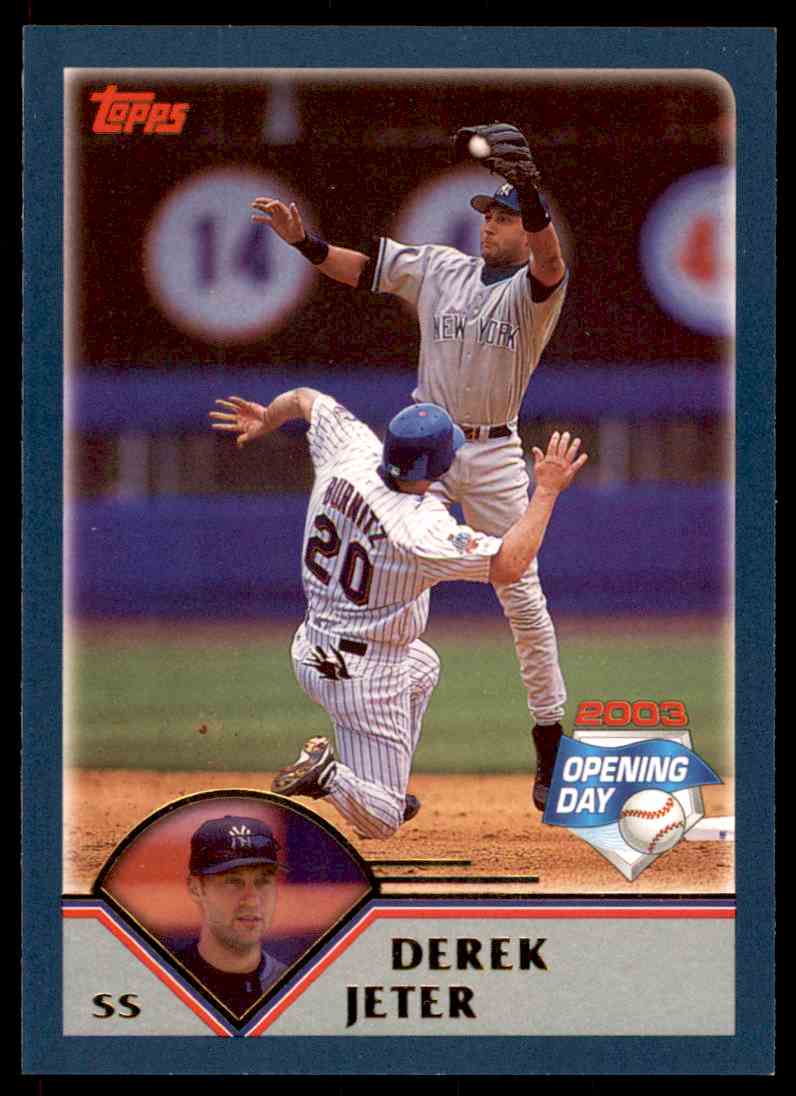2003 Topps Opening Day Derek Jeter New York Yankees | eBay