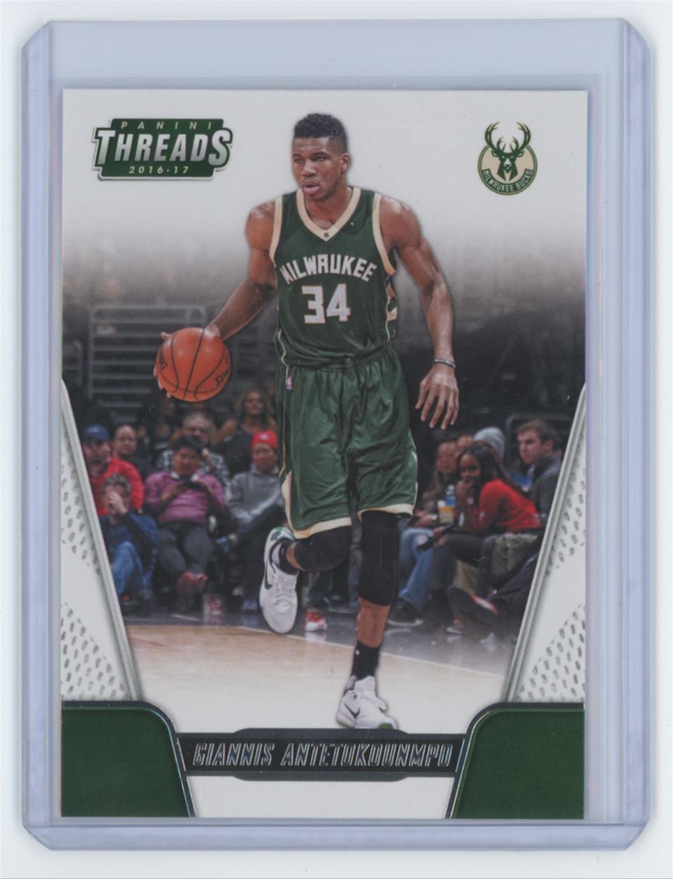 2016-17 Panini Threads Giannis Antetokounmpo Basketball Card #121