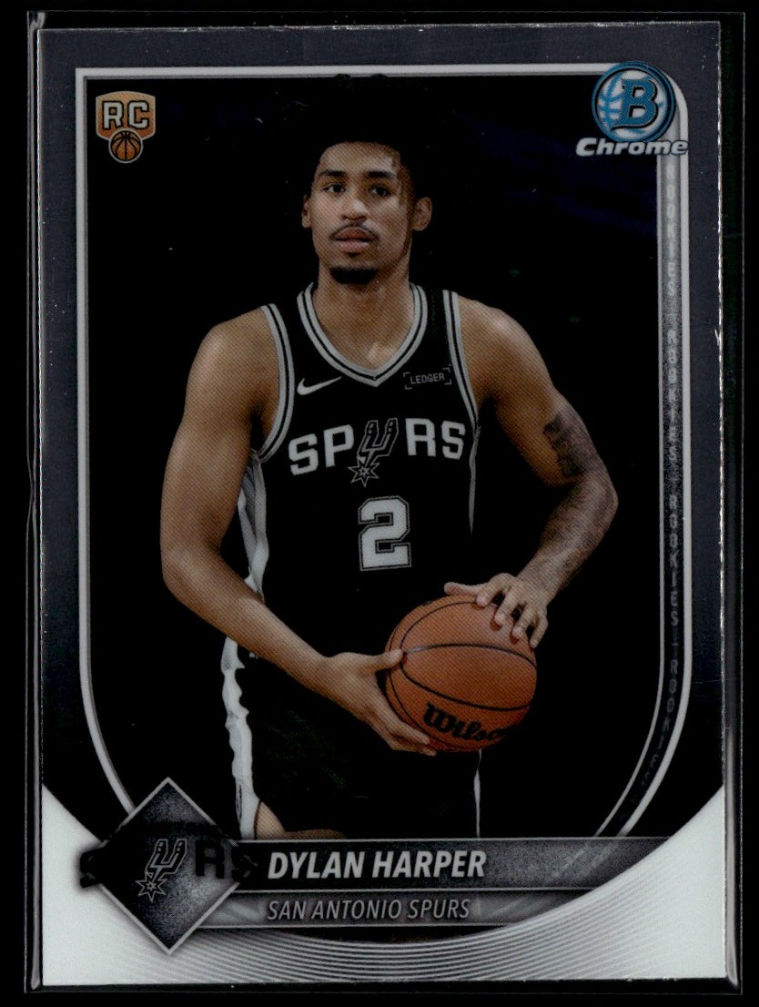 2025-26 Bowman Chrome Base Dylan Harper RC San Antonio Spurs #BCV