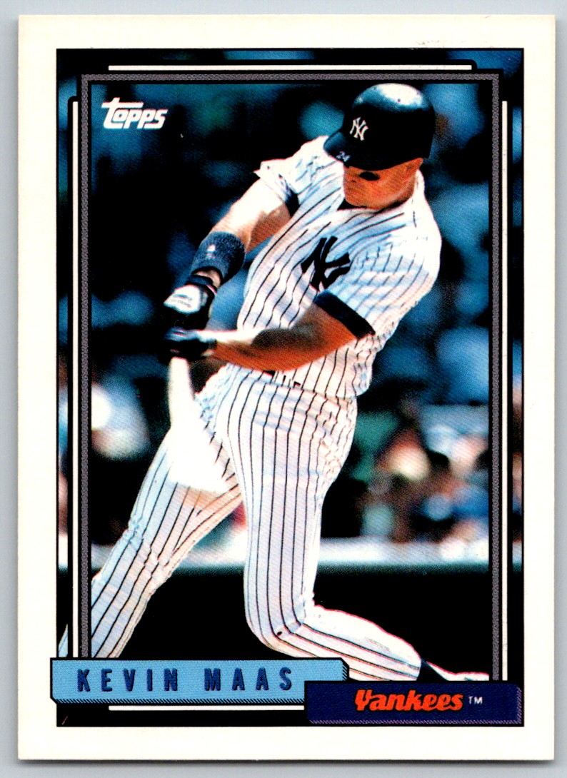 1992 Topps Kevin Maas #710 card front image