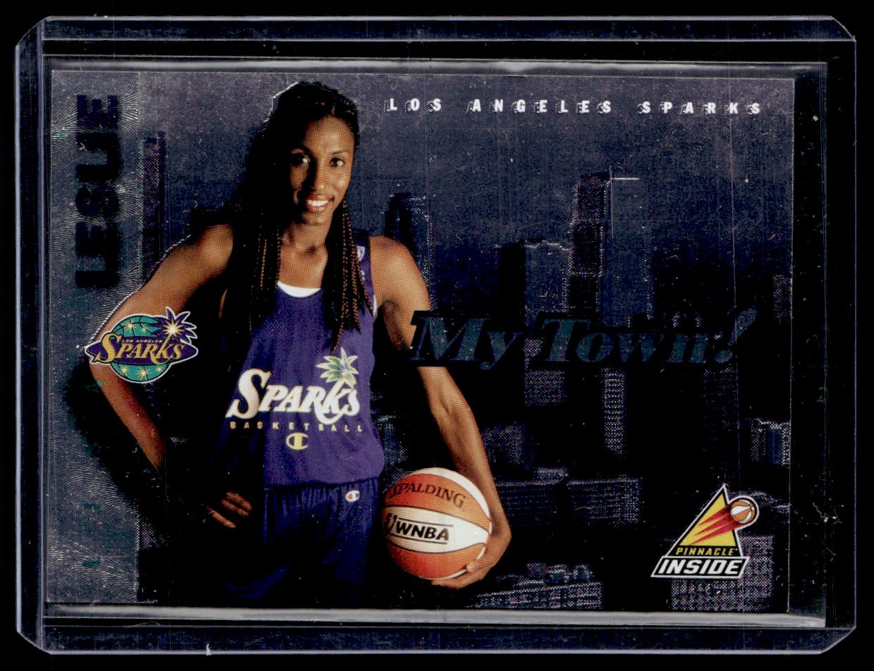 Carte De Collection WNBA 1997 - Lisa Leslie #73 Pinnacle Inside Rookie Card (RC) - Édition Rare Near Mint