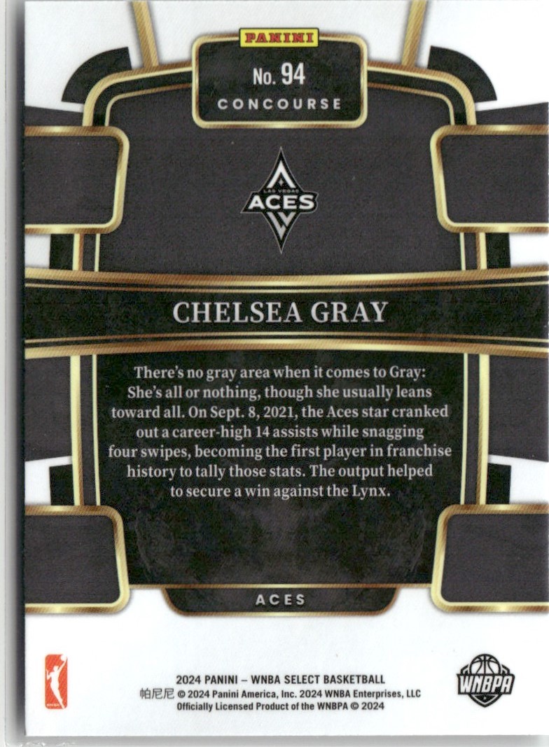 2023-24 Panini Select WNBA Chelsea Gray Las Vegas Aces #94 | eBay