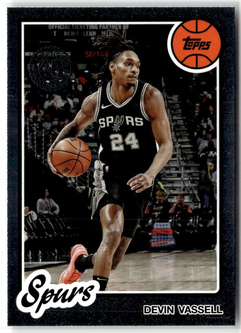 2025-26 TOPPS 45TH ANNIVERSARY DEVIN VASSELL SAN ANTONIO SPURS