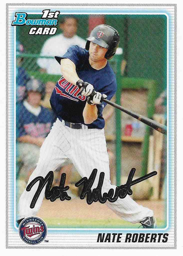 2010 Bowman Draft Picks & Prospects Nate Roberts #BDPP37