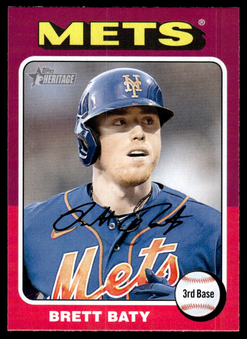 2024 Topps Heritage Base Brett Baty 219 on Kronozio