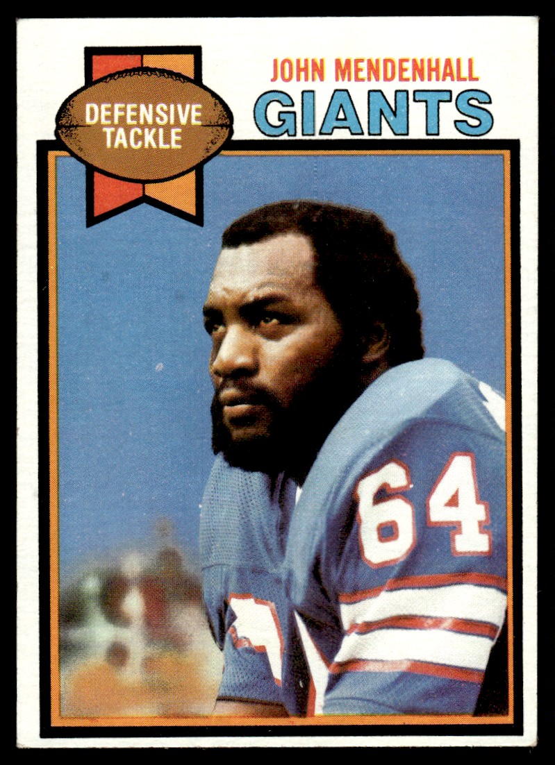1979 Topps John Mendenhall New York Giants #393 | eBay