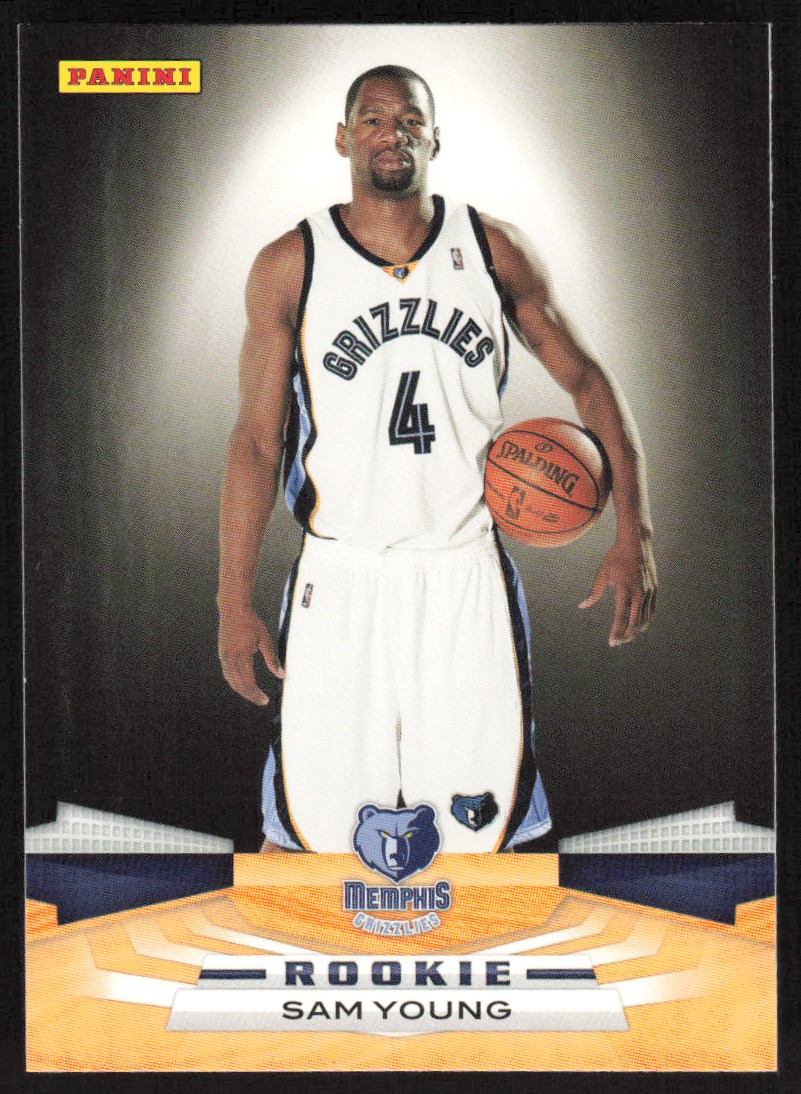 2009-10 Panini Basketball Rookie Sam Young RC #335 Memphis