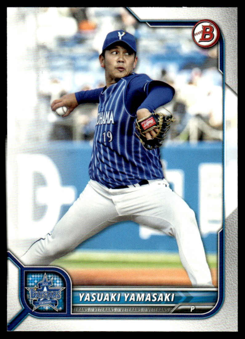 やまもんさま 2022 Bowman NPB Nippon Professional Baseball #98 Yasuaki Yamasaki