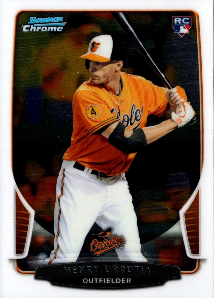 2013 Bowman Draft Picks & Prospects Chrome Henry Urrutia #8