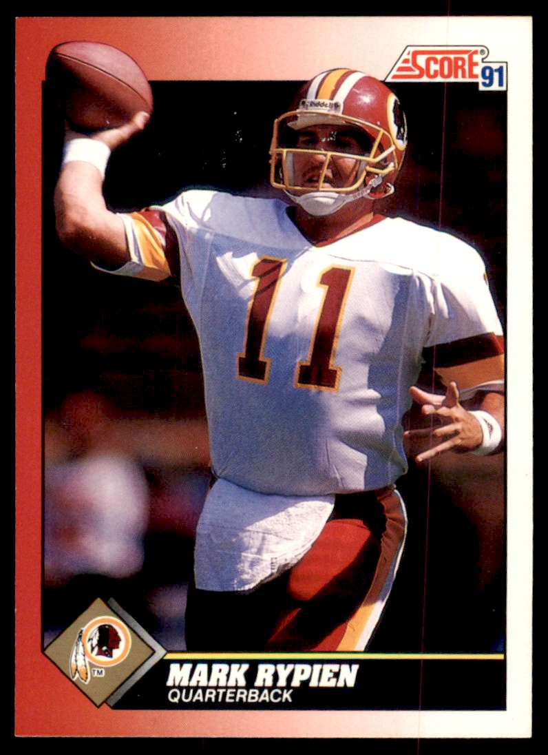 1991 Score Mark Rypien #111 on Kronozio