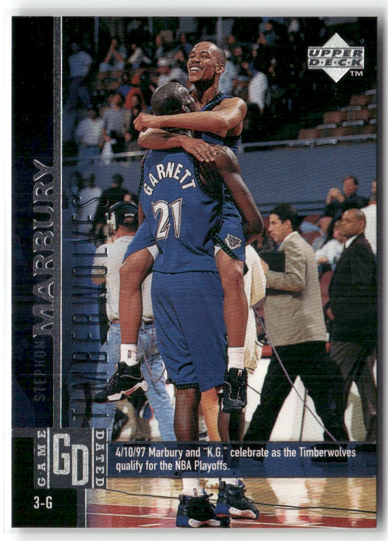 1997-98 UPPER DECK STEPHON MARBURY MINNESOTA TIMBERWOLVES #255 | eBay