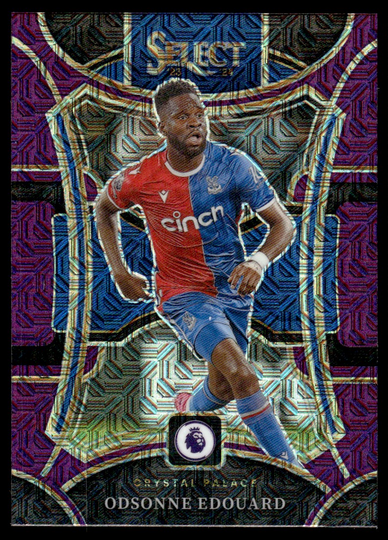 2024 Panini Select FIFA Purple Mojo Odsonne Edouard Crystal Palace