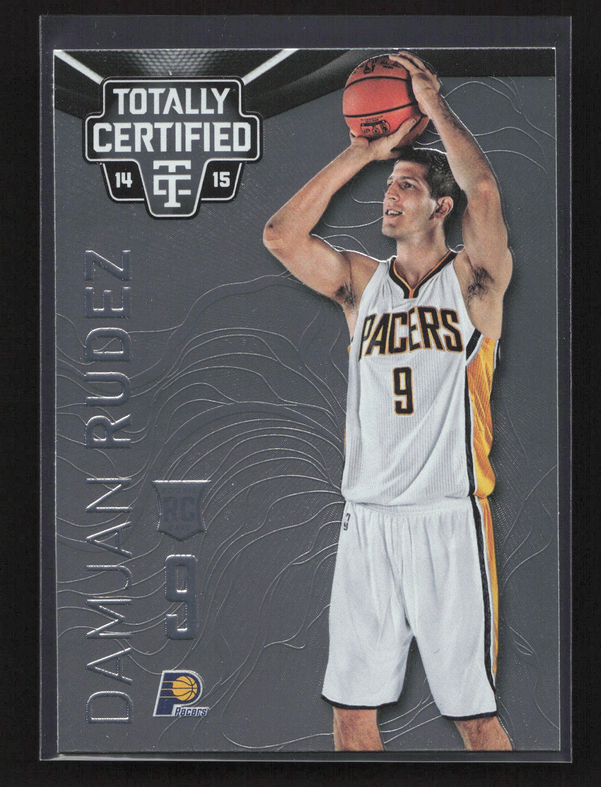 2014-15 Panini Totally Certified Damjan Rudez RC #175 Indiana