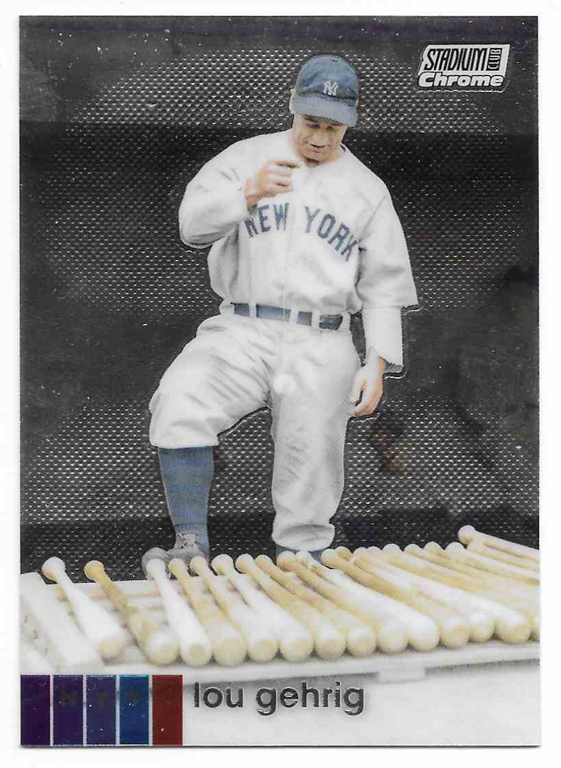 2020 Stadium Club Chrome Lou Gehrig #35