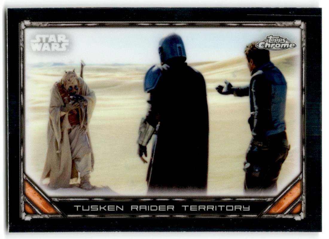 Star Wars The Mandalorian Topps カード 2022 Topps Chrome The Mandalorian Tusken Raider Territory #S1-27
