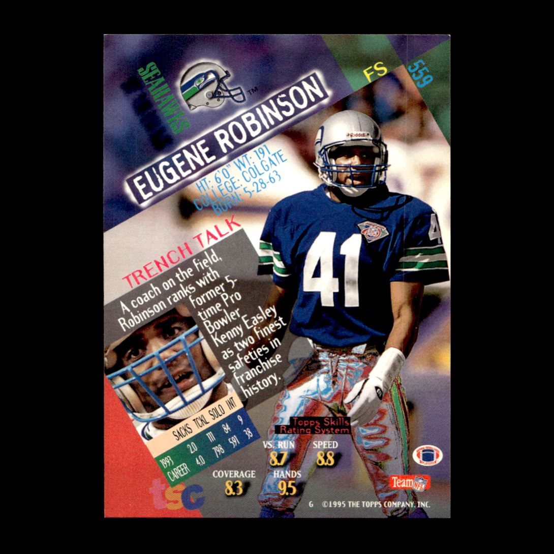 Eugene Robinson 1995 Stadium Club Seattle Seahawks #559 R329C 79