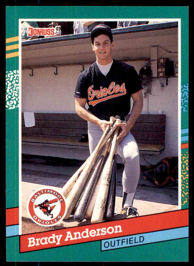 1991 Donruss Baseball Brady Anderson #668