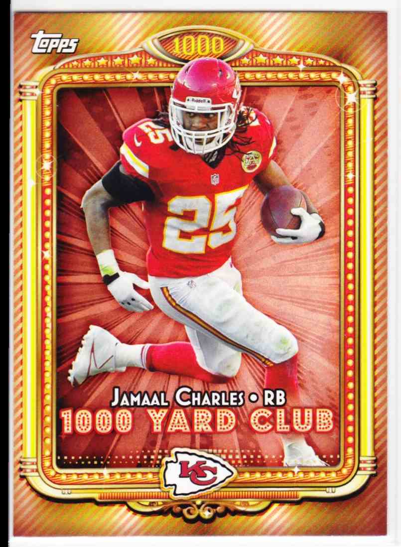 2013 Topps 1000 Yard Club Jamaal Charles #6 on Kronozio