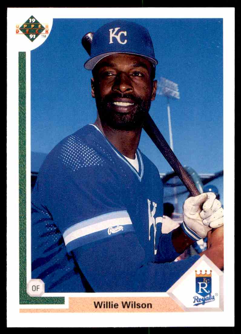1991 Upper Deck UD MLB Willie Wilson #609