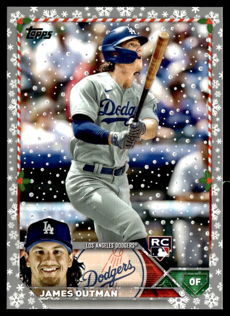 2023 Topps Holiday Metallic James Outman RC #H186 TS1 | eBay