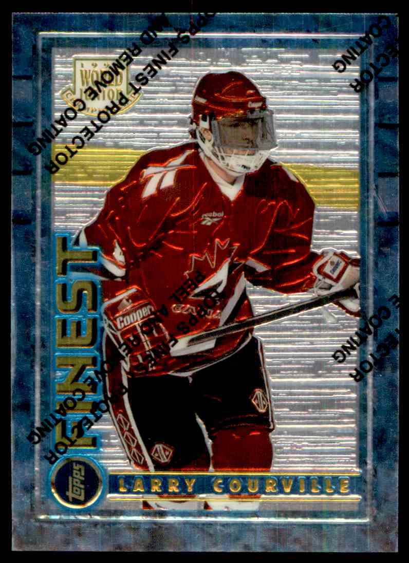 1994-95 Topps Finest Larry Courville #156