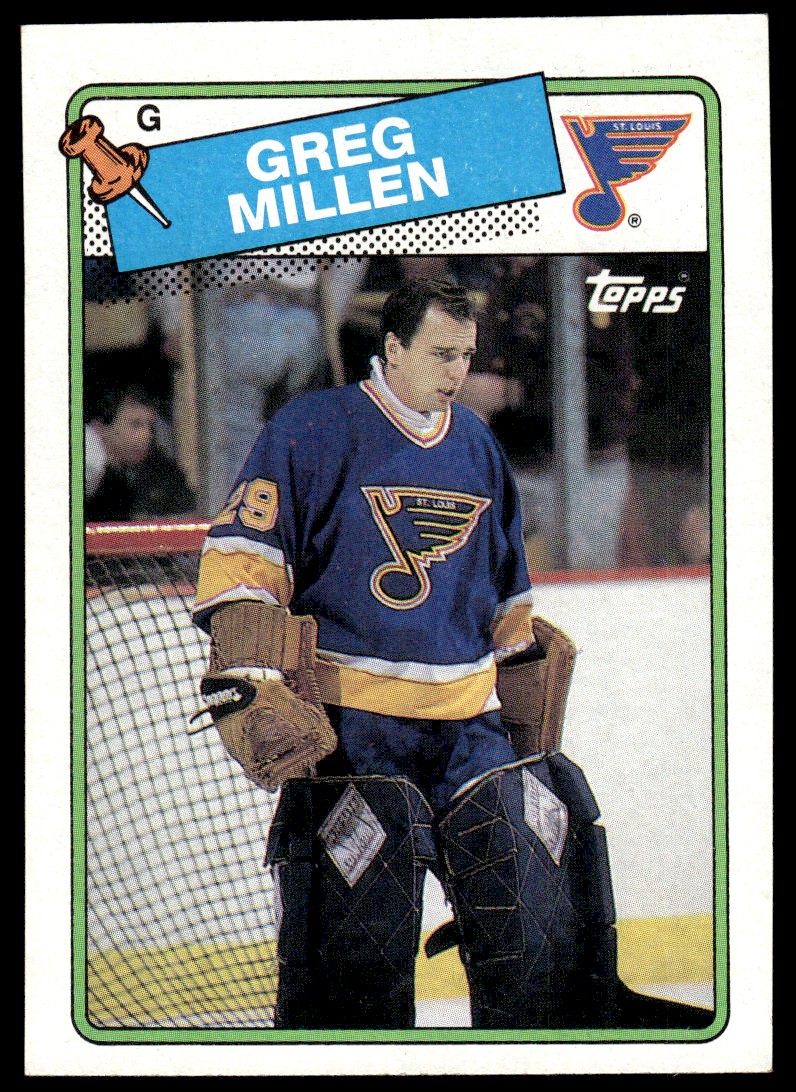 1988-89 Topps Greg Millen #117 card front image