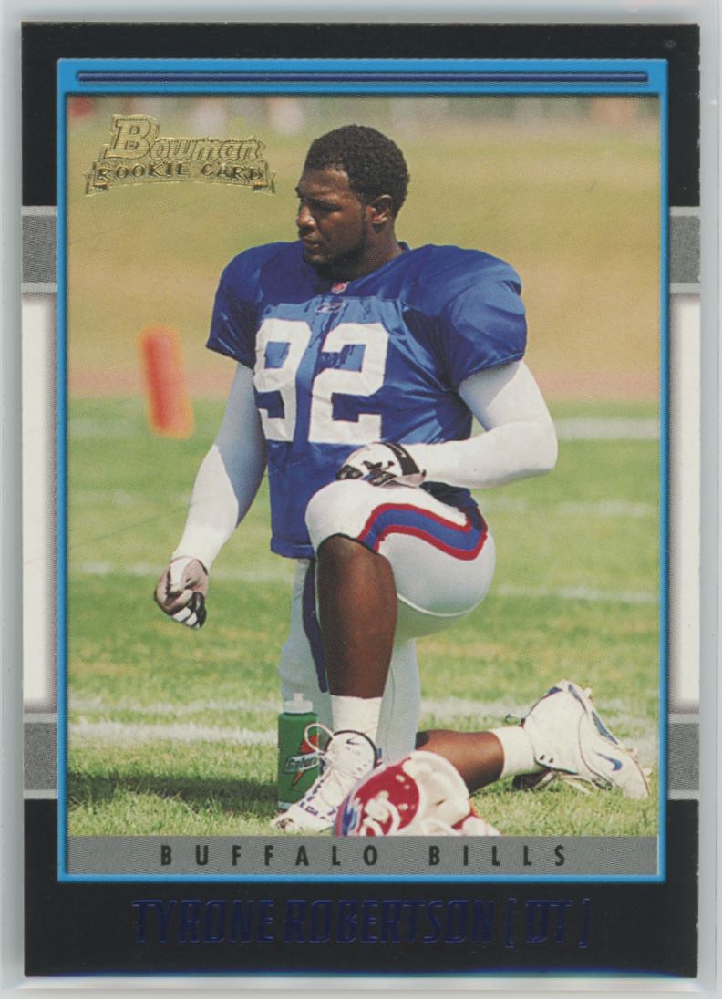 2001 Bowman Tyrone Robertson Rookie Buffalo Bills #153 | eBay