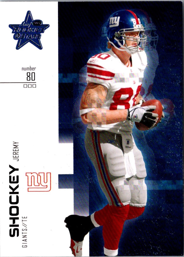 2007 Leaf Rookies & Stars Jeremy Shockey #6