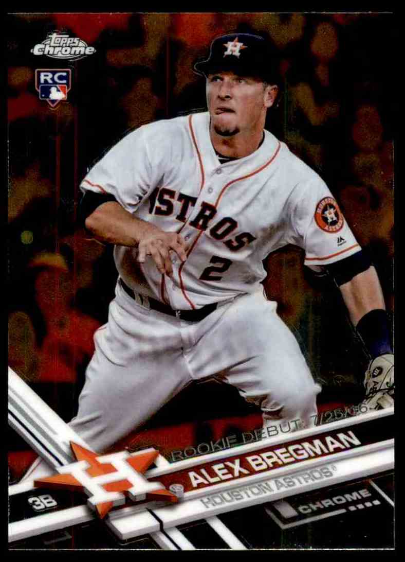 2017 Topps Chrome Alex Bregman Rookie Chrome On Kronozio