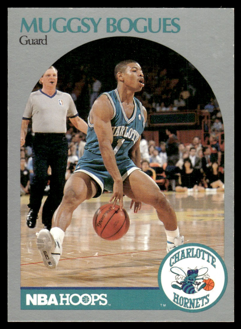 90s Muggsy Bogues シャーロット ホーネッツ USA製 レア 1992-93 Upper Deck Basketball Card Muggsy Bogues Charlotte Hornets ウェア