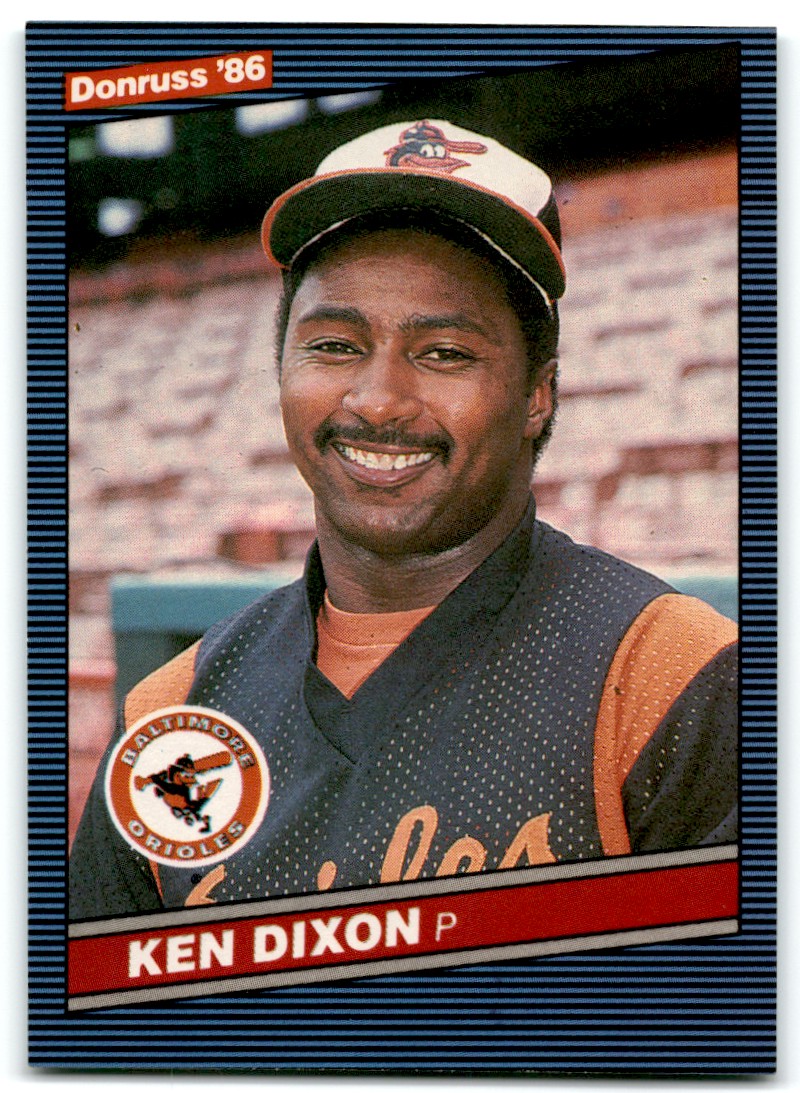 1986 Donruss Ken Dixon Baltimore Orioles #148 | eBay