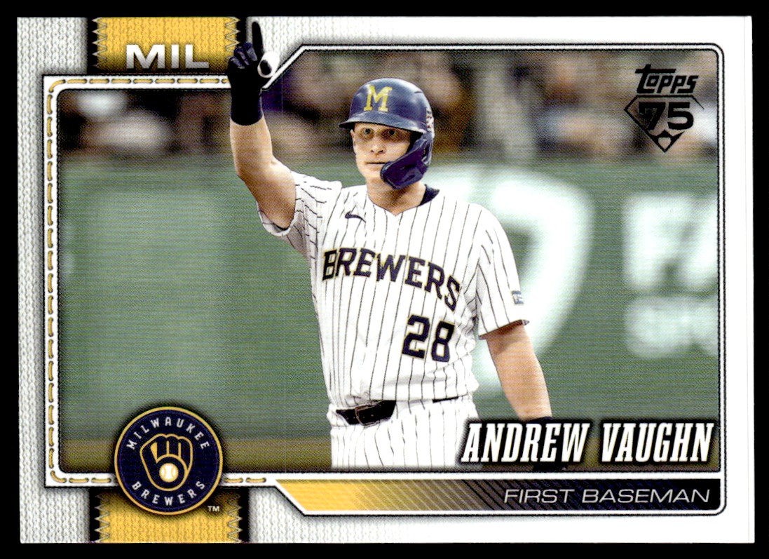 その他 toppsclearlyauthentic2022 andrew vaughn 2026 Topps Series 1 Base Andrew Vaughn Milwaukee Brewers #303 | eBay