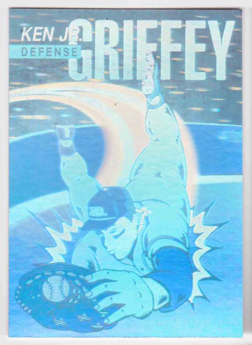 ken griffey jr holographic card 1992 Arena Holograms Limited Edition Defense Ken Griffey JR. #4 on Kronozio