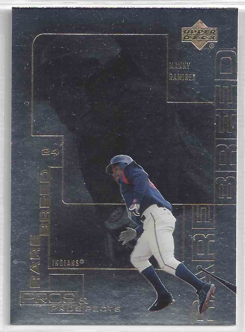 2000 Upper Deck Pros & Prospects Rare Breed Manny Ramirez #R5 card front image